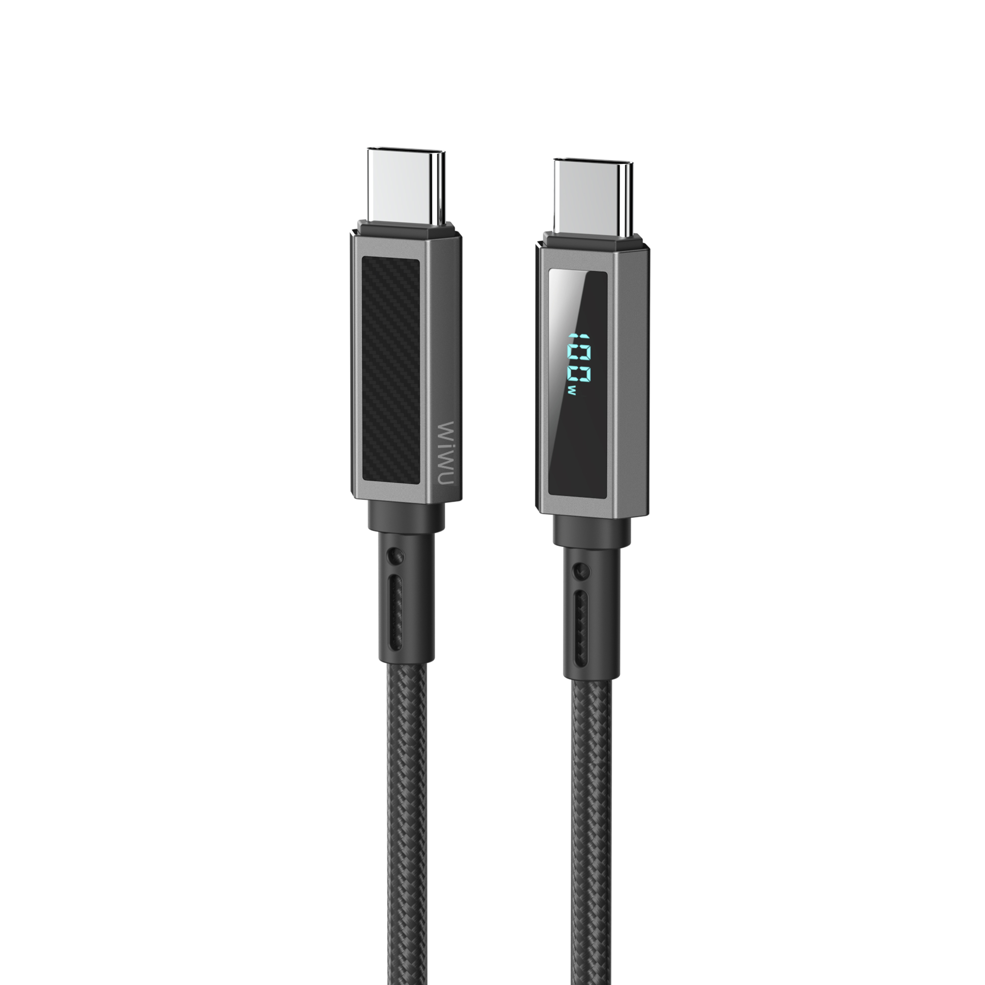 WiWU Warriors Link Nylon Braided Cable C-C 1.2M 100W